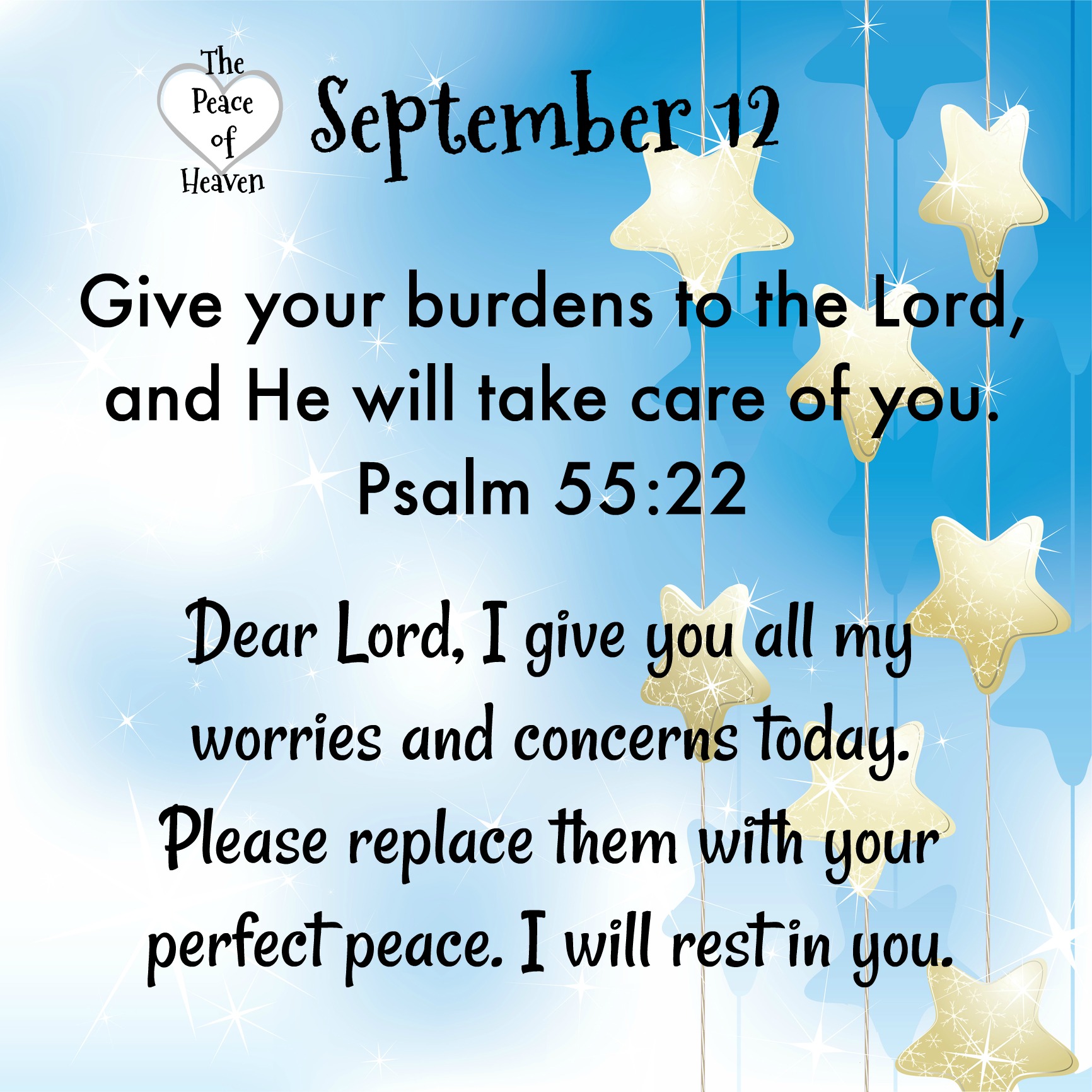 September 12 The Peace of Heaven