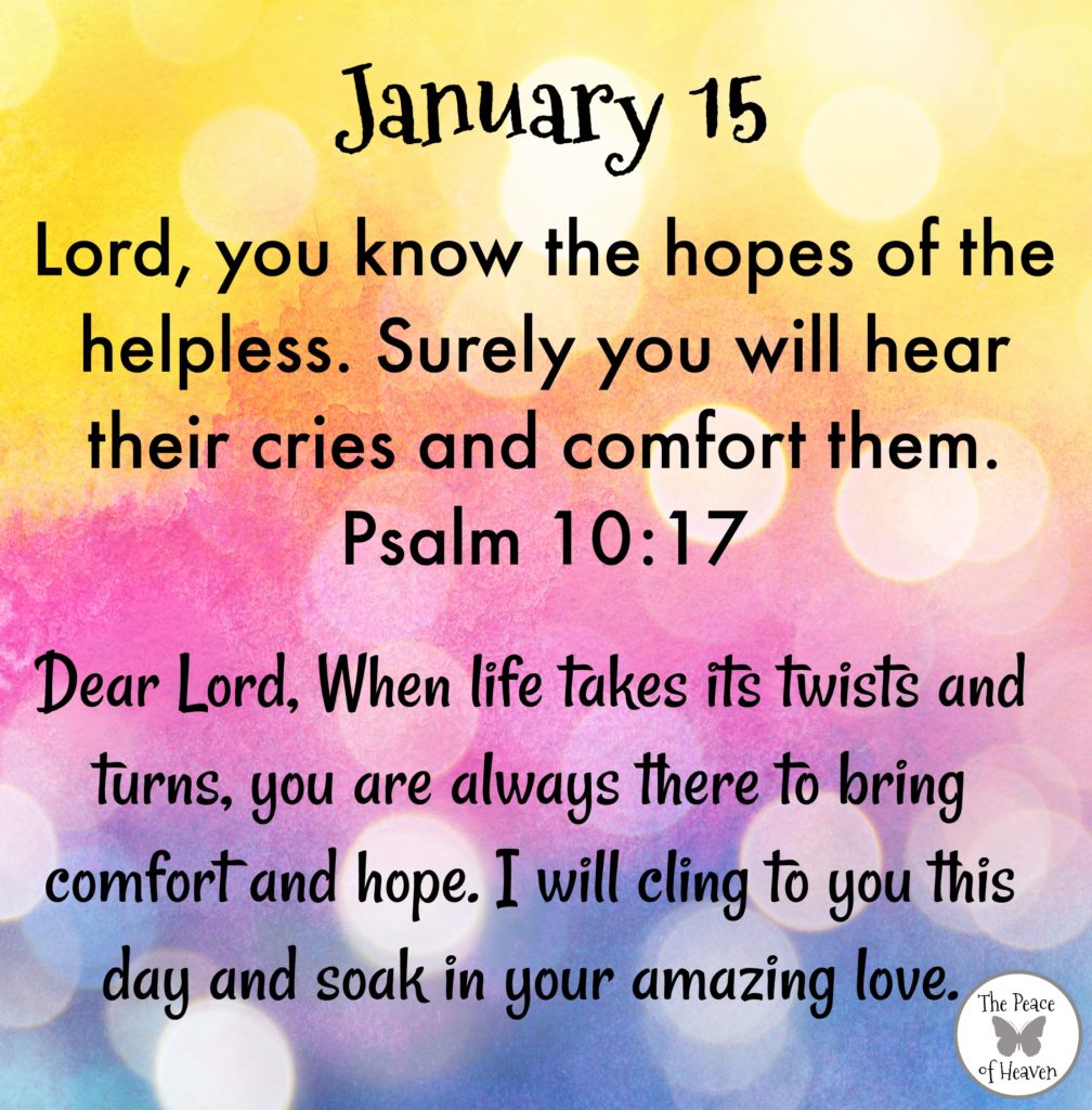 January 15 – The Peace of Heaven