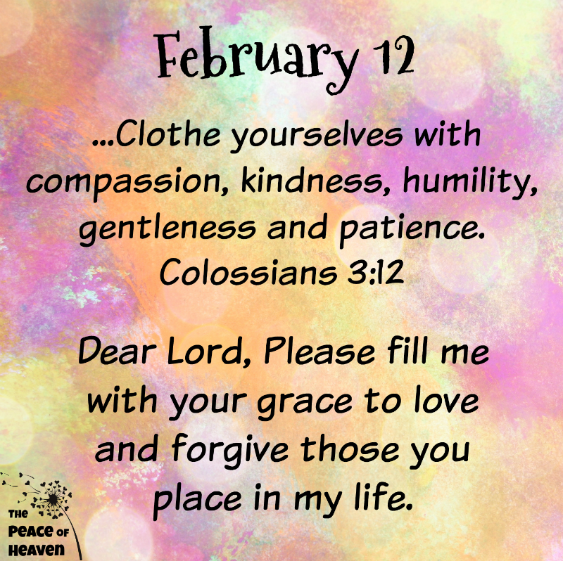 February 12 – The Peace of Heaven