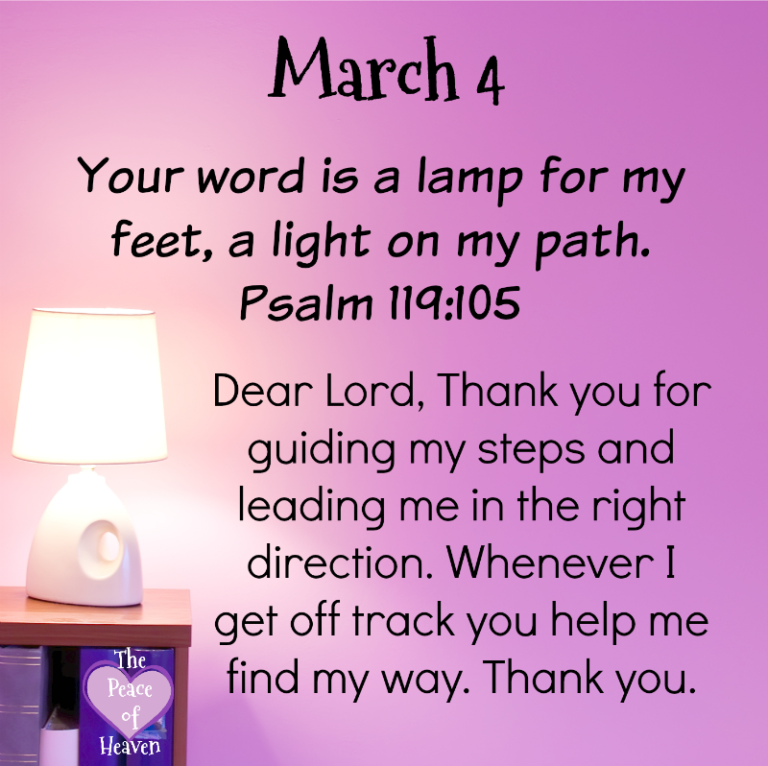 March 4 – The Peace of Heaven